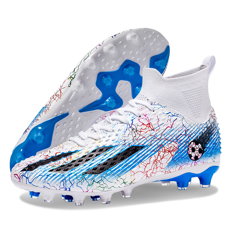 Cross-border X02 new football shoes men's high-top spikes broken nails students grass training competition sneaker a pair of batches