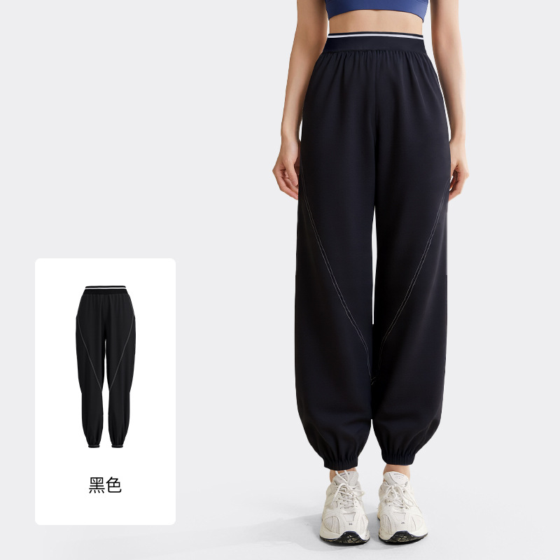 Picture of Juyitang Spring and Summer Thin Quick-drying Pants Women's Loose Running Fitness Elastic Breathable Training Sports Pants