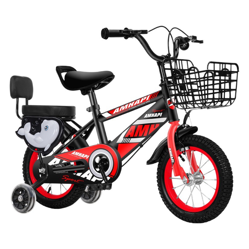 Children's Bicycle 3-Year-Old Baby Stroller 5-Year-Old Kids Toy Car 9-Year-Old Student Car Bicycle Boy Flash Wheel