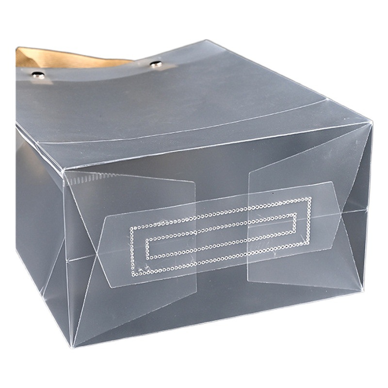 Spot Transparent Handbag Wedding Gift Bag Pp Plastic Gift Bag Frosted Gift Bag Advertising Bag