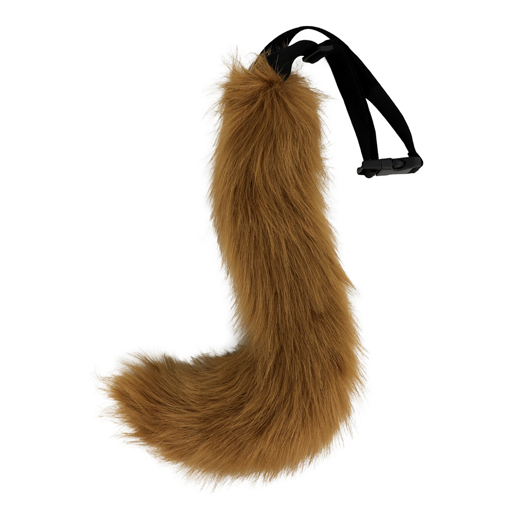 Picture of Halloween Amazon wish explosion simulation fox tail cosplay stuffed animal tail accessories can be concave shape