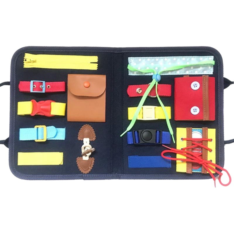 Cross-border with CPC CE certification felt children's toys new felt dressing learning education board children's busy board