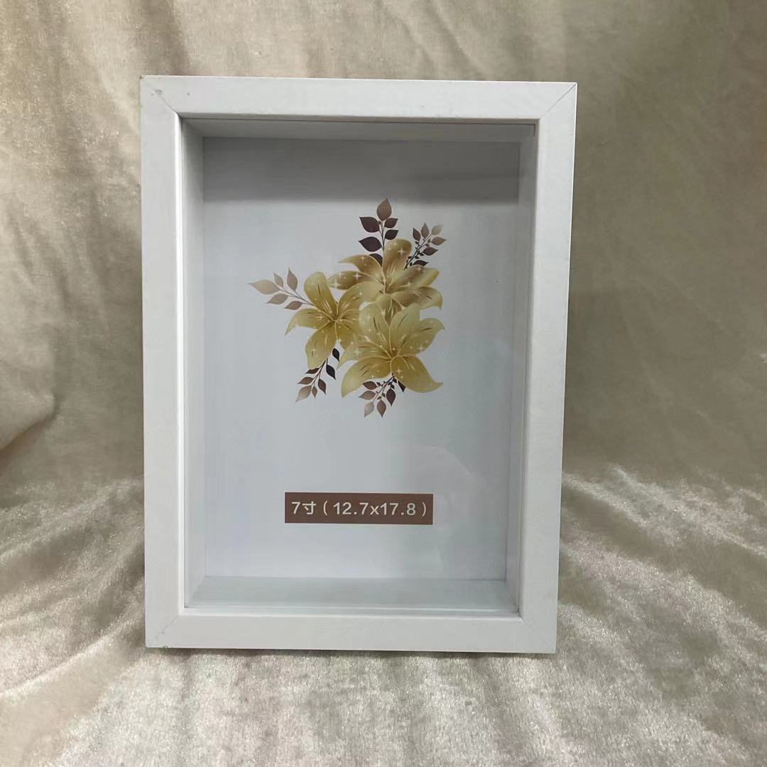 Picture of Hollow Picture Frame Dried Flower Photo Frame Empty Frame Handmade Roses Immortal Flower Specimen 6 Inches 7 Inches 8inch 10inch A4A3 Phase