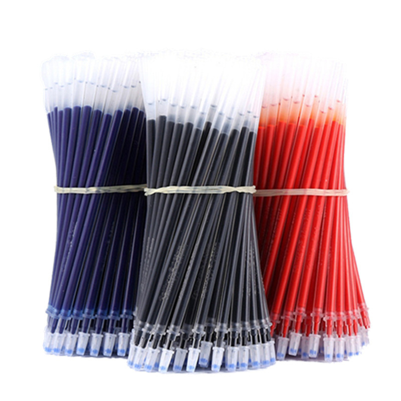 Picture of Refill Refill Bag Refill Gel Pen Replacement Refill Office Exam Needle Tube Bullet St Head Press Red Blue Black