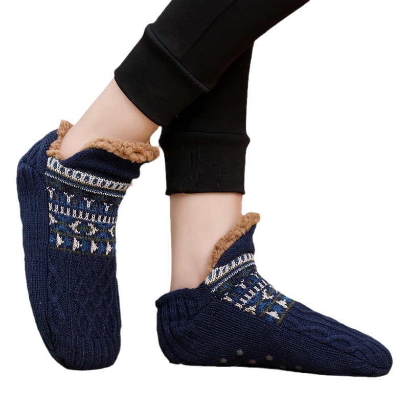 Floor Socks Adult Socks Socks Autumn and Winter Indoor Sleep Socks Men and Women Thickened Winter Sleep Socks Warm Thickened