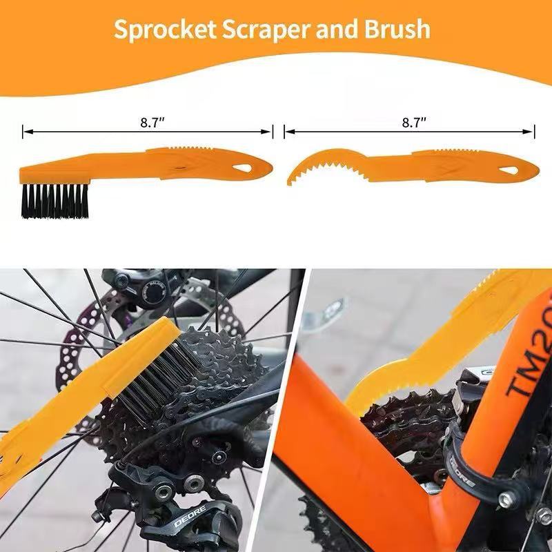 Picture of Bicycle Chain Washer Cleaner Set Chain Box Mountain Bike Accessories Maintenance Tool Cleaning Large Brush