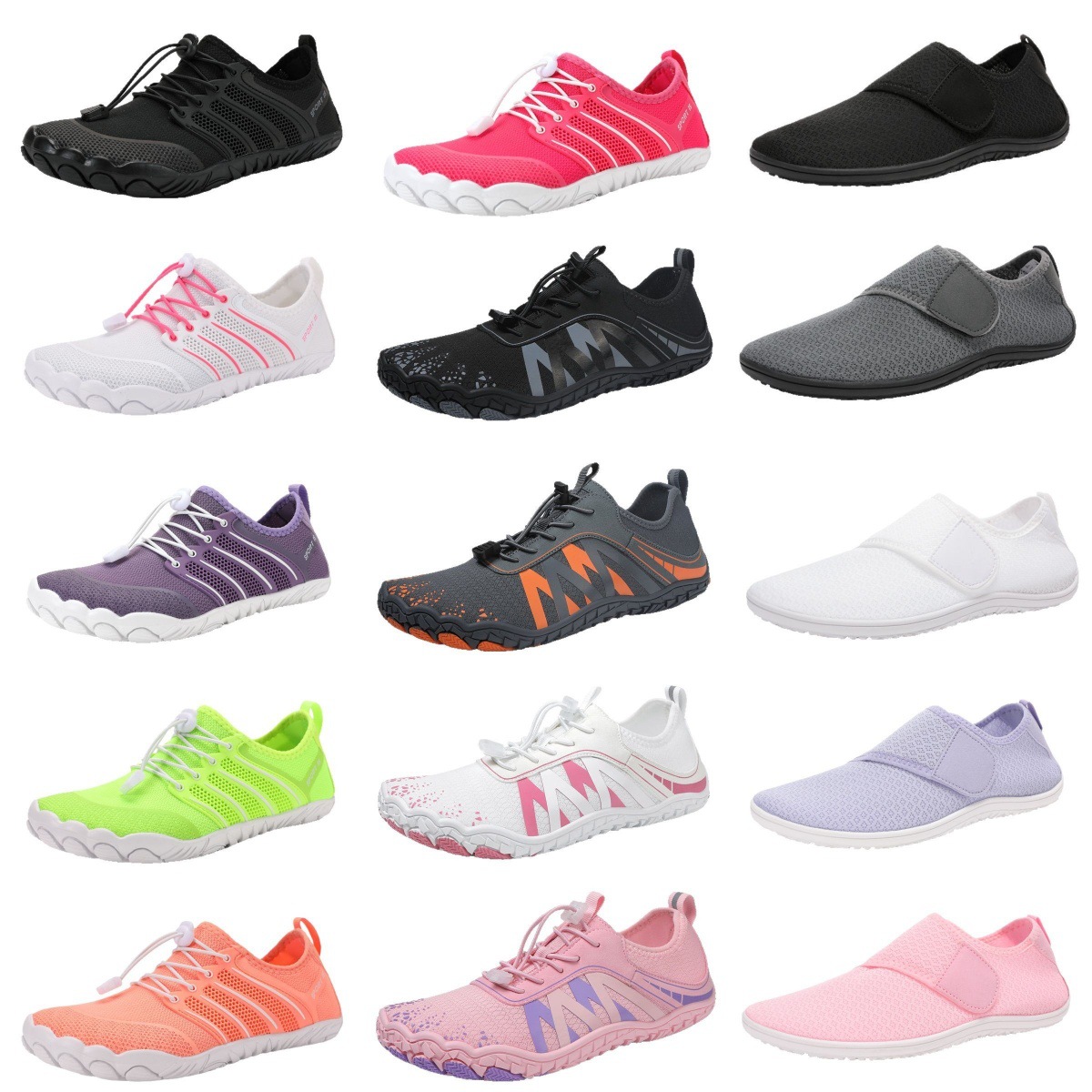 Outdoor Tracing Shoes Mountaineering Swimming Shoes Breathable Wading Shoes Indoor Yoga Treadmill Fitness Shoes Lightweight Beach Shoes