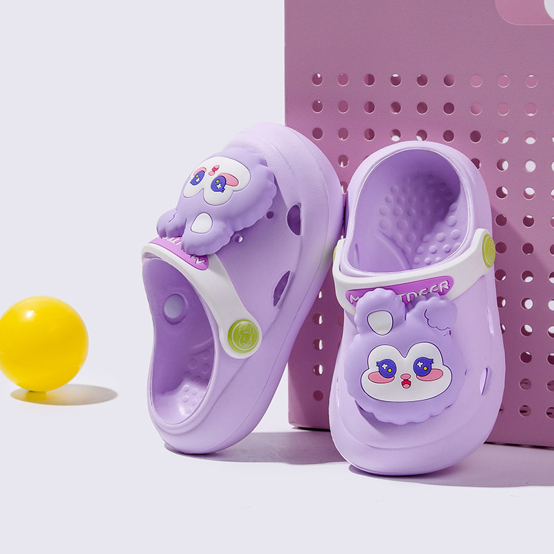 Picture of Fawn Millie Children's Slippers Summer Cartoon Casual Boys and Girls Children's Slippers Soft Soft Sole Baby Hole Shoes