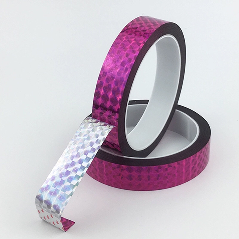 Factory flash laser tape wedding wedding car decoration tape gift packaging tape wholesale can be customized