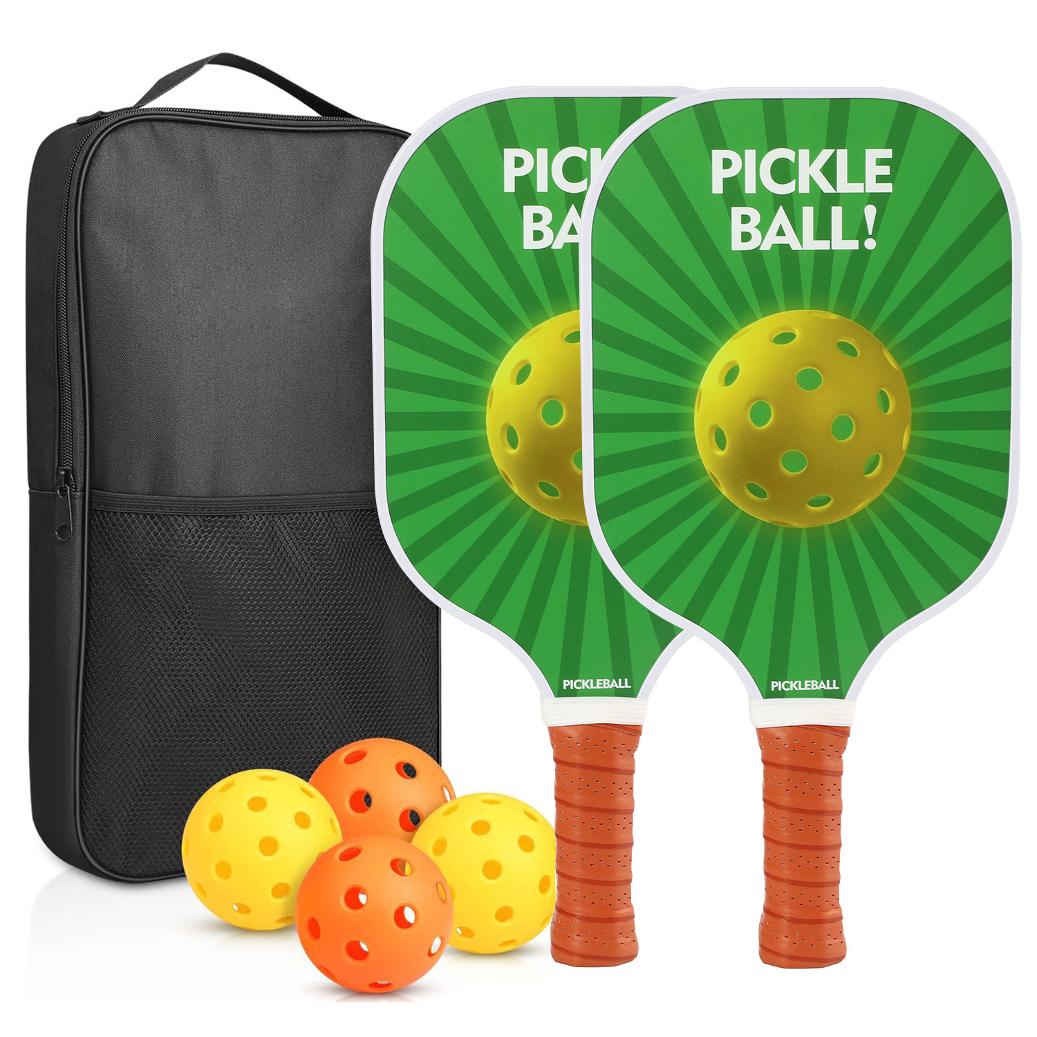 Picture of Peak ball racket glass fiber edge strip UV pattern design outdoor leisure entertainment cross-border pickle pickle racket