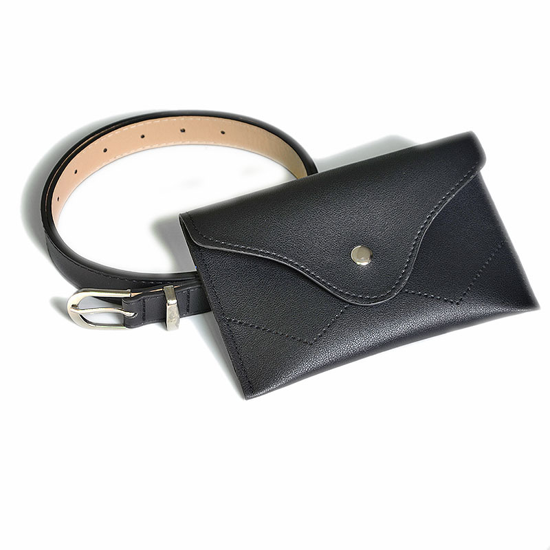Simple Small Package Decorative Women's Belt Versatile Waist Bag Accessories Belt Cross-Border Mobile Phone Bag Girdle Wholesale