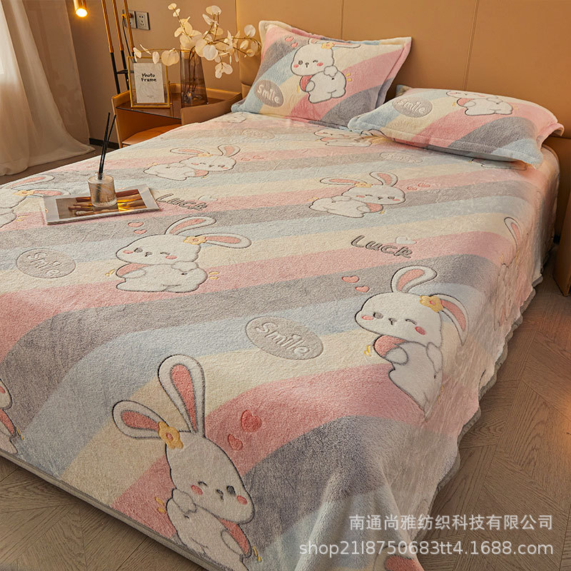Picture of Blanket Coral Fleece Cover Blanket Flannel Blanket Cartoon Sofa Blanket Single Bed Sheet Single Air Conditioning Nap Blanket Quilt