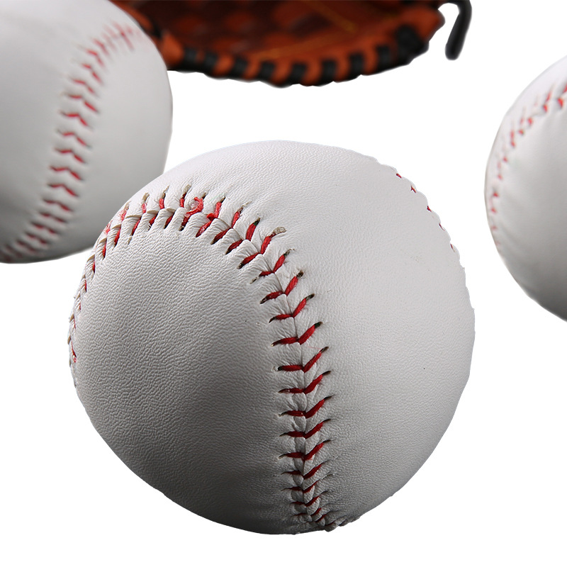 Picture of Softball Special 10-inch Softball for Primary and Secondary School Students Pure White High School Entrance Examination Competition Training Ball 10# Blank Throw Hard Type