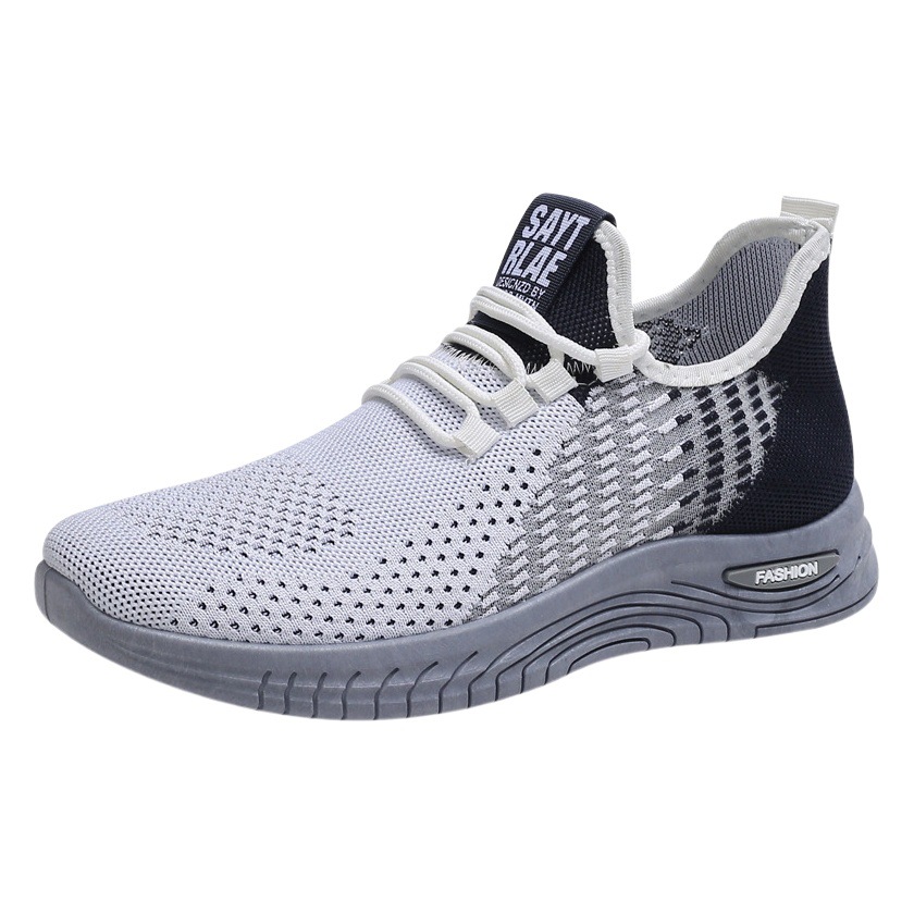 Shoes for Men 2024 Summer New Style Breathable Foreign Trade Cross-Border Lace-Up Men's Lightweight Sports Shoes for Men Wholesale