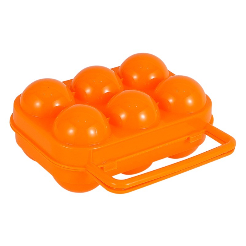 Outdoor Camping Egg Packaging Box Shock-proof Protection Storage Boxed Egg Box Drop-proof Portable Plastic Egg Holder