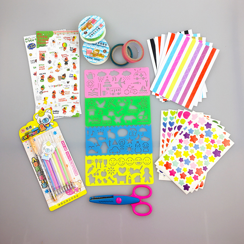 Photo album accessories set DIY making set Polaroid handmade accessories hand Ledger making decorative accessories