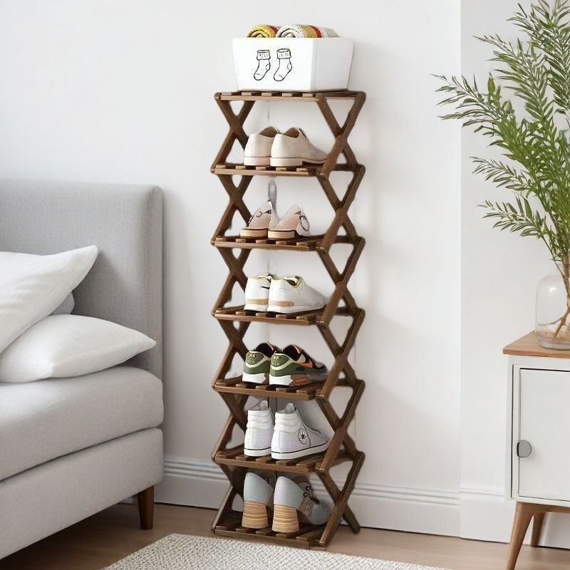 Simple Installation Children's Shoe Rack Small Narrow Dormitory Storage Artifact Doorway Household Multi-Layer