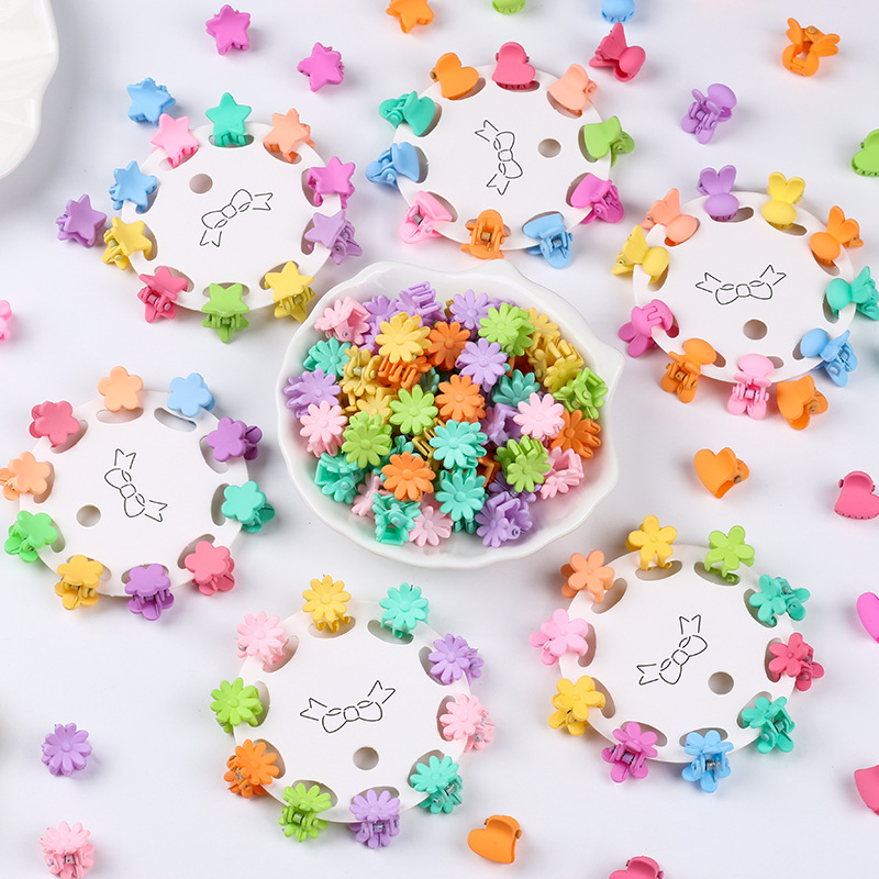 Cross-border cute hair clip color mini clip female side clip bangs clip girl hair accessories 10