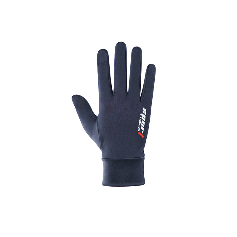 Picture of Sun Protection Gloves for Men, Summer Half-Finger Thin Non-Slip Ice Silk Gloves for Driving, Cycling, Fishing, Half-Finger Gloves