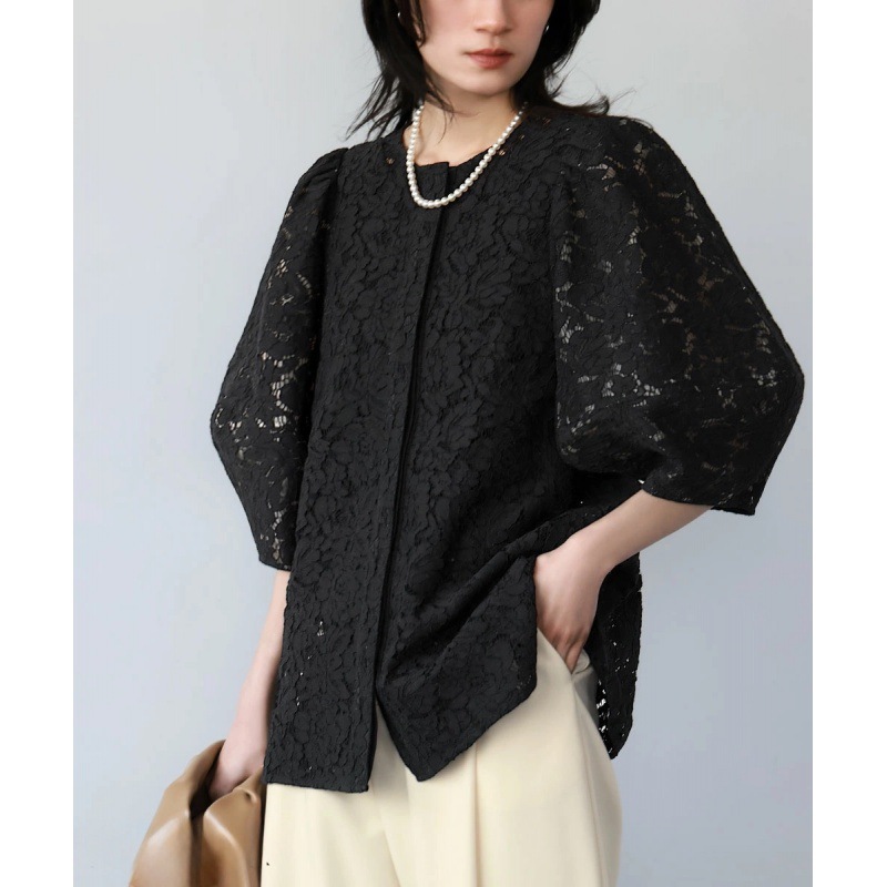 Multiplication New Style Elegant Lace Cardigan Fashion Women's Top Shirt