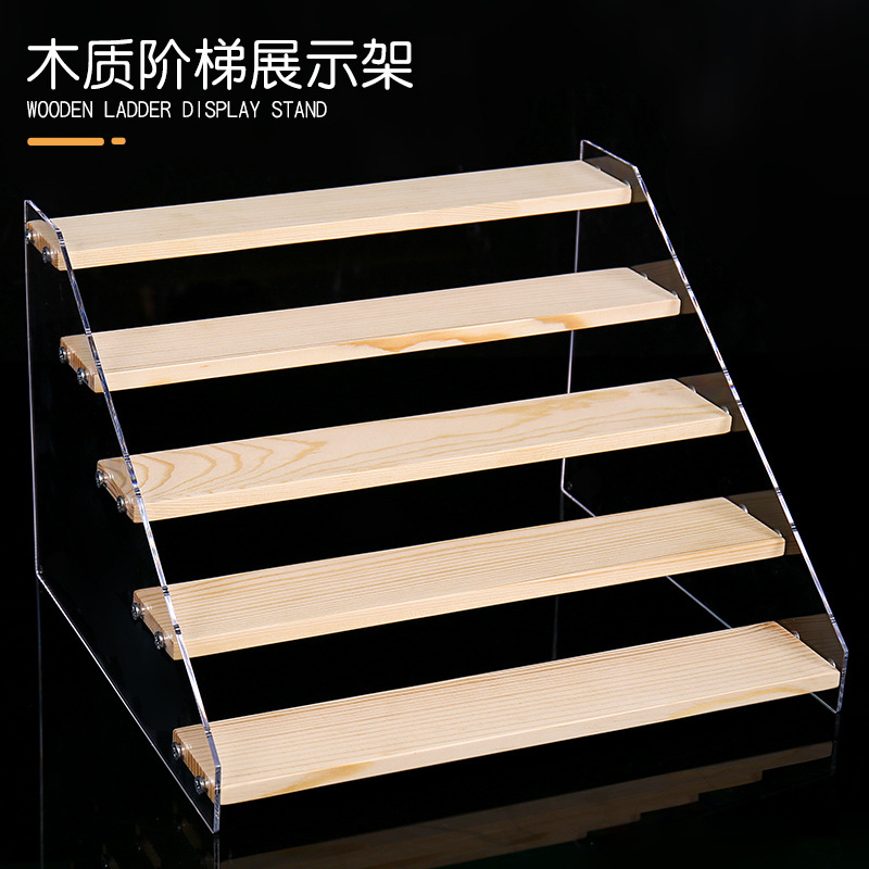 Picture of Acrylic display stand display stand bubble Mart doll step-by-step transparent two-dimensional hand-made model stand