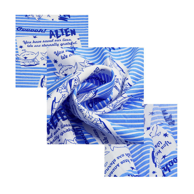 45 Count Artificial Cotton Printed Fabric Summer Dress Shirt Air Conditioning Shirt Anti-Mosquito Pants Wide-Leg Pants Fabric