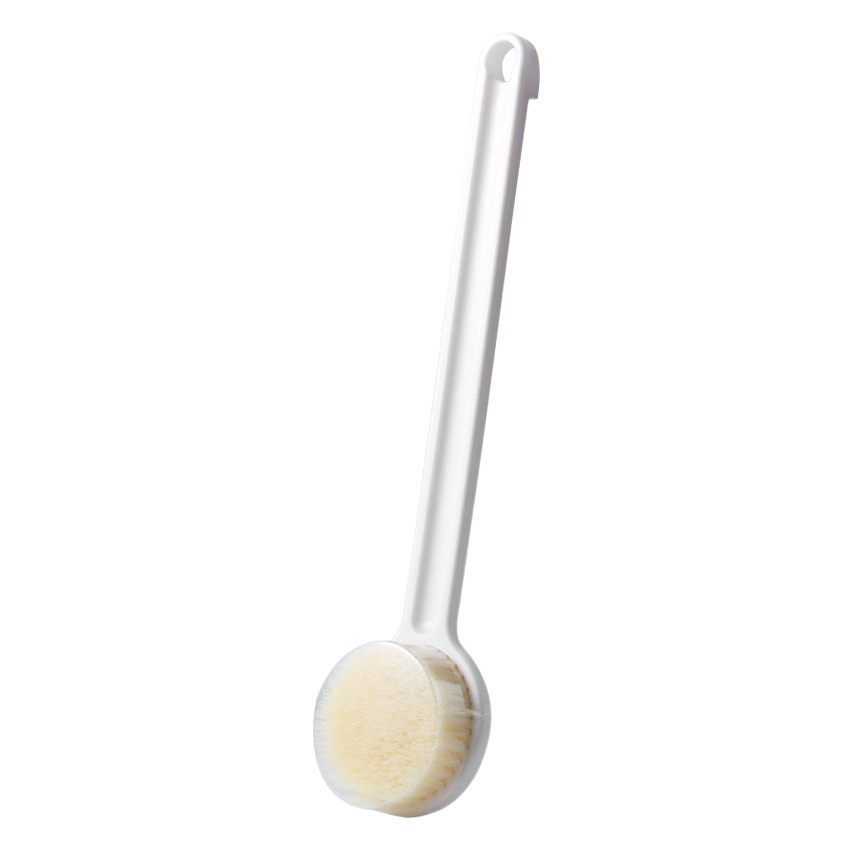 Japanese style long handle bath brush soft hair scrubbing artifact bath brush rubbing back mud body brush bathing does not ask for help does not hurt