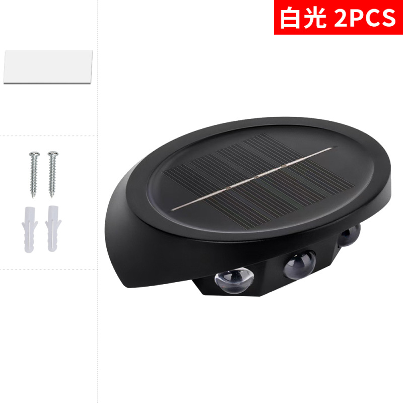 Picture of Solar outdoor wall lamp garden lamp garden home atmosphere step lamp spotlight outdoor wall led wall washer