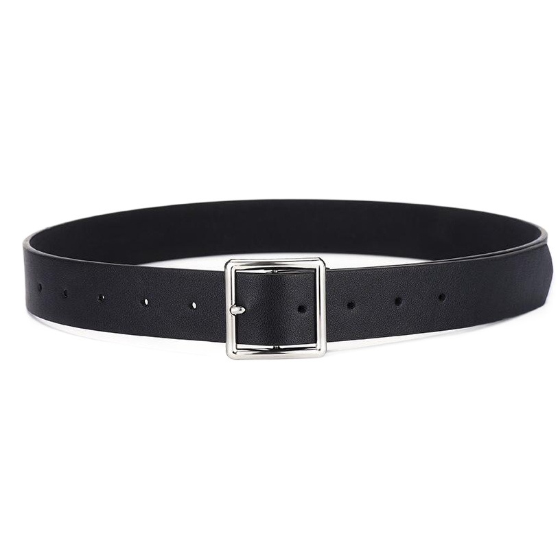 Women's Belt Flat Jeans Korean Decorative All-match Girls' Belt Unisex Wide Pin Buckle Belt