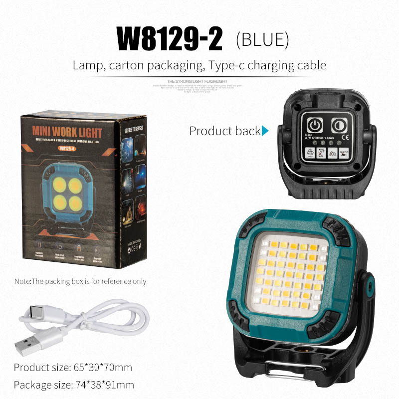 Picture of Cross-border full-scene working lamp multi-gear rotating lamp holder strong magnetic adsorption garden lamp outdoor camping lamp inspection lamp