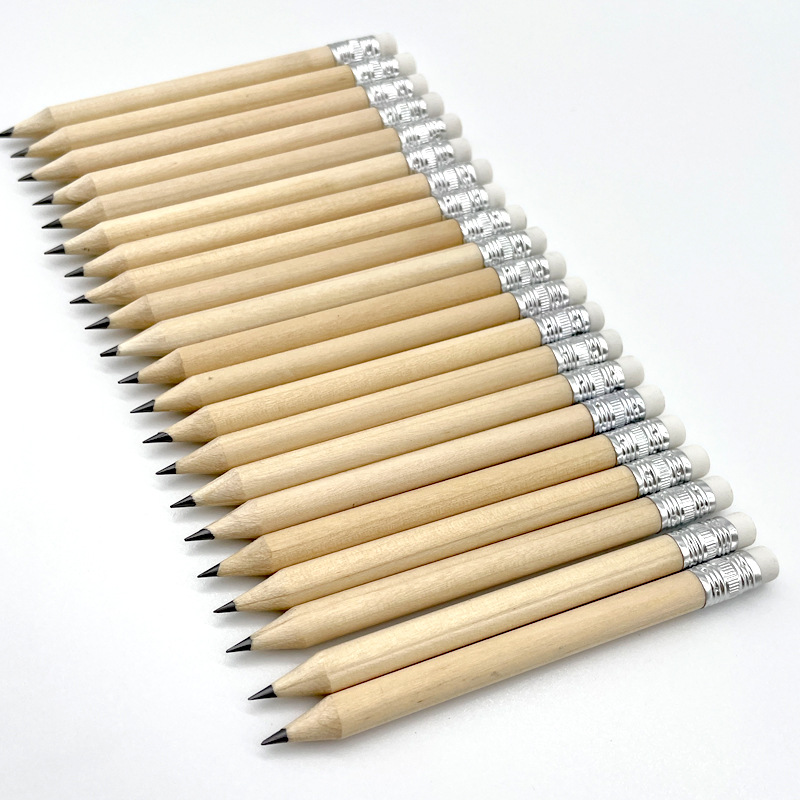 Picture of Log Short Pencil 10mm Golf Short Pencil Student Hb Short Pencil Lottery Amazon