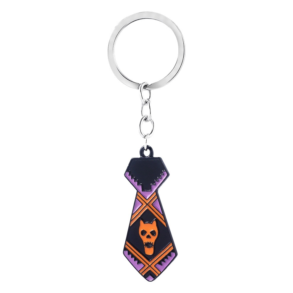 Animation Jojo's Bizarre Adventure Peripheral Kujo Jotaro Hat Tie Beetle Keychain Necklace Pendant