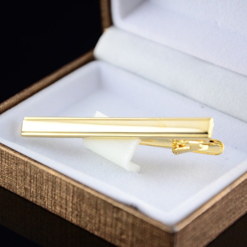 Picture of [Cross-border Explosions] Men's Gold and Silver Business Tie Clip Accessories Tie Clip Wholesale Factory JOVAN