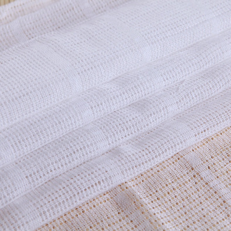 Picture of 19 Count Plaid Mosquito Net Cotton Gauze Supply 90cm Home Textile Fabric Threaded Twill Manufacturer Twill Weaving Technology