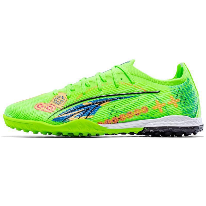 In-Stock Cross-Border 2025 New Graffiti Children's and Youth Soccer Shoes with Long Spikes and Broken Spikes for Competition Training on Artificial Turf