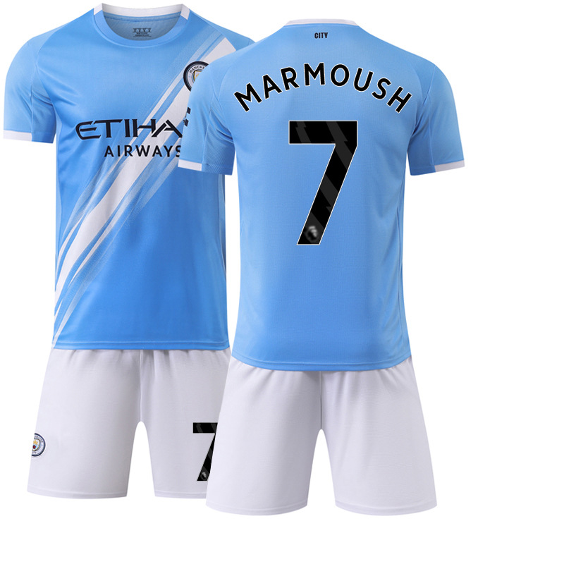 Picture of 2025-26 New Sports suit 17 De Braunes Club Football Clothes No.9 Harland Manchester City Home