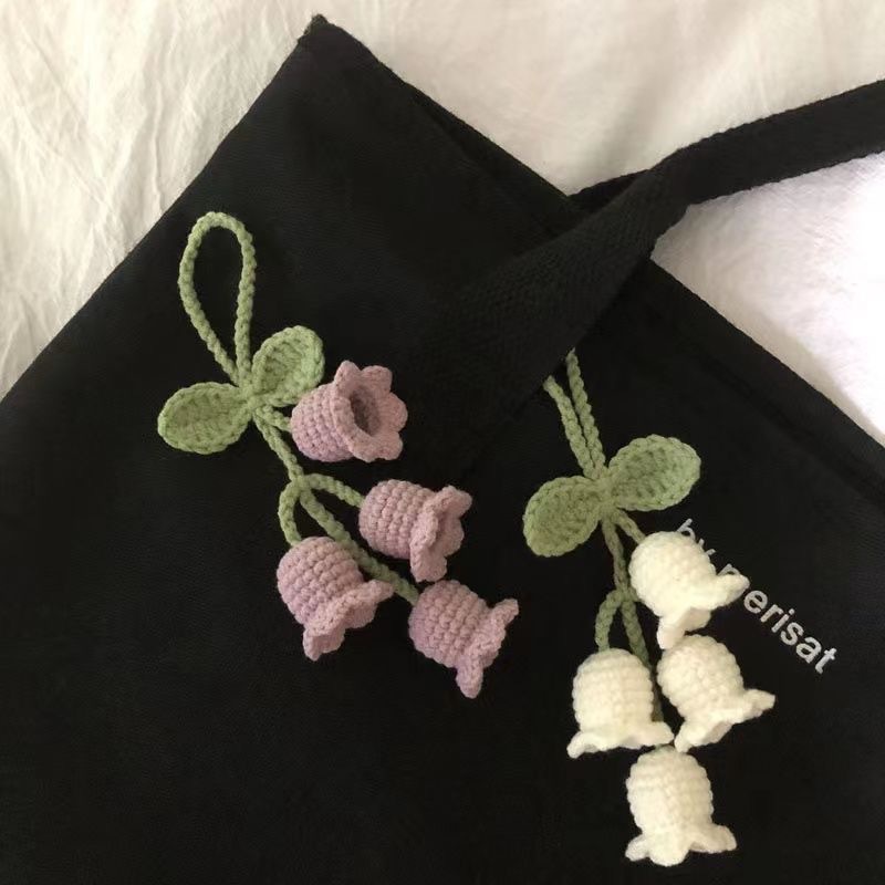 Gradient Lily of the Valley Hanging Bag Pendant Decoration Handmade Material Kit Tiktok and Xiaohongshu Same Style DIY Fresh Style