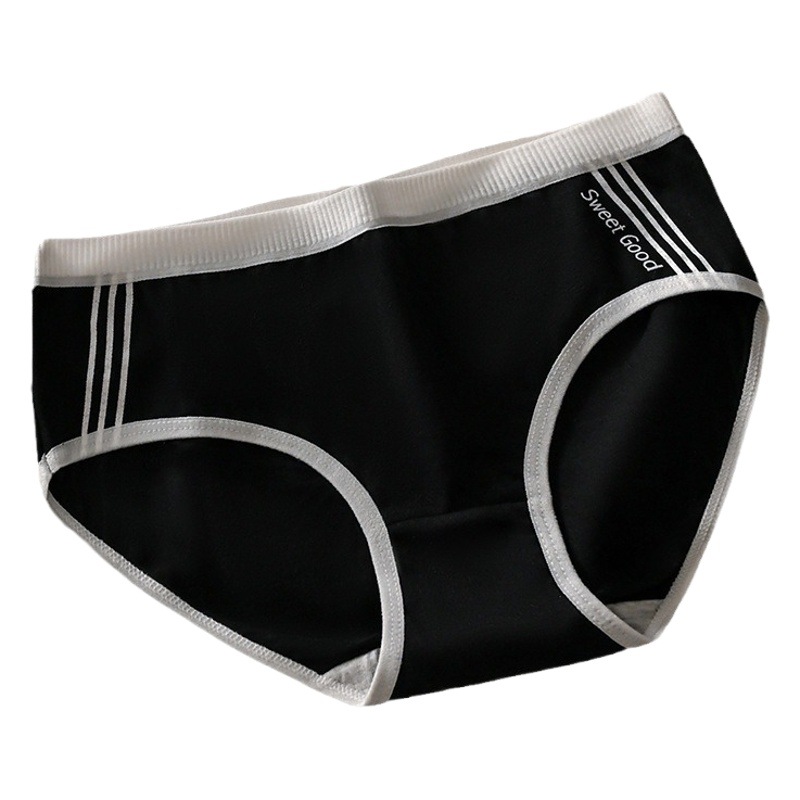 Women's Underwear Women's Skin-Friendly Breathable Nude Sexy New Sports Simple Girls Mid-Waist Triangle Shorts