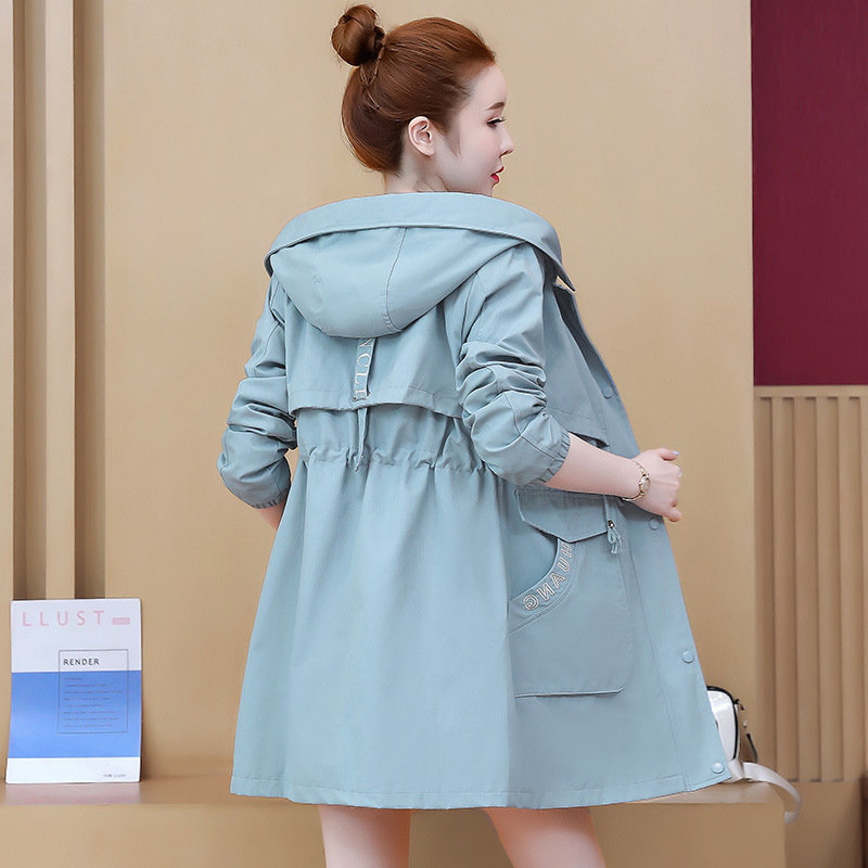 Picture of in stock Real-shot Trenchcoat Women's Mid-length 2025 Spring and Autumn New Design Sense Coat Trendy Coat for Petite