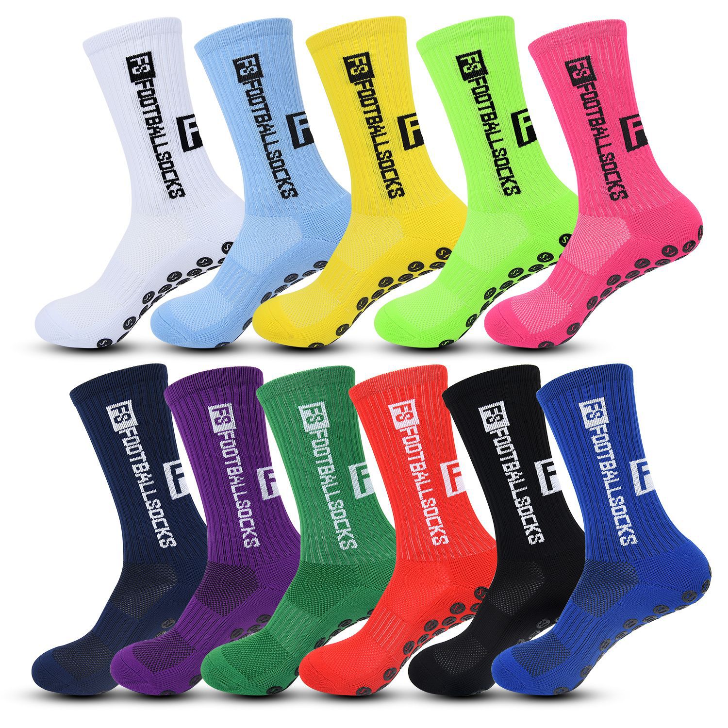 Football Socks Football Socks Non-Slip Dispensing Professional Competition Sports Socks Training Socks Terry Thickeneding