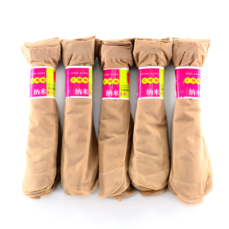 Picture of Factory summer ladies thin core-spun silk chili short stockings wear-resistant reinforcement anti-off steel wire socks wholesale
