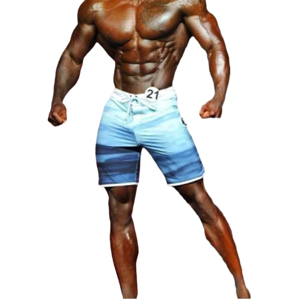 Men's Bodybuilding Competition Professional Pants Cross-border E-commerce Hot-selling Sports Quick-drying Shorts Surfing Beach Pants