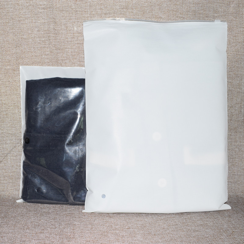 Custom garment bag plastic storage bag transparent warning zipper bag sealed self-sealing bag custom contact customer service