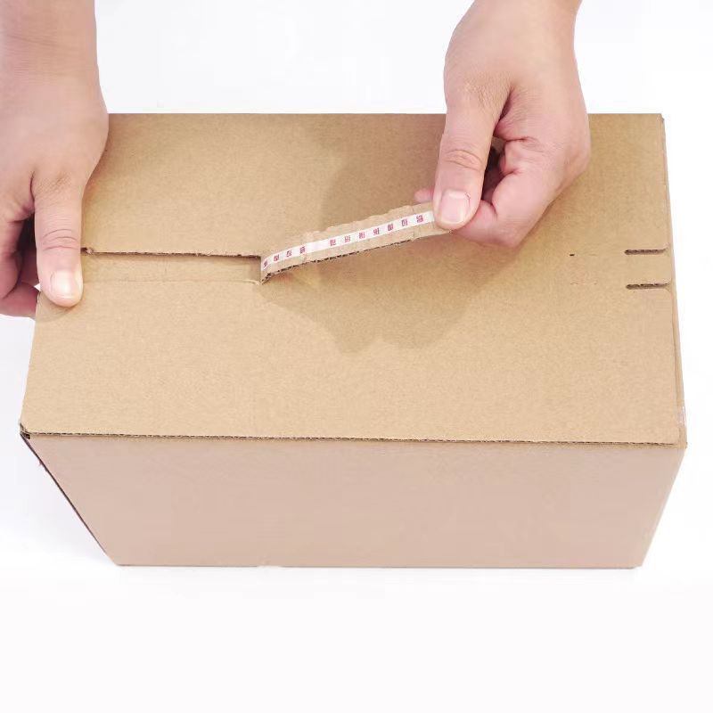 Picture of Zipper carton extra hard in stock color printing jewelry hand tear packaging box skin care cosmetics tear express box