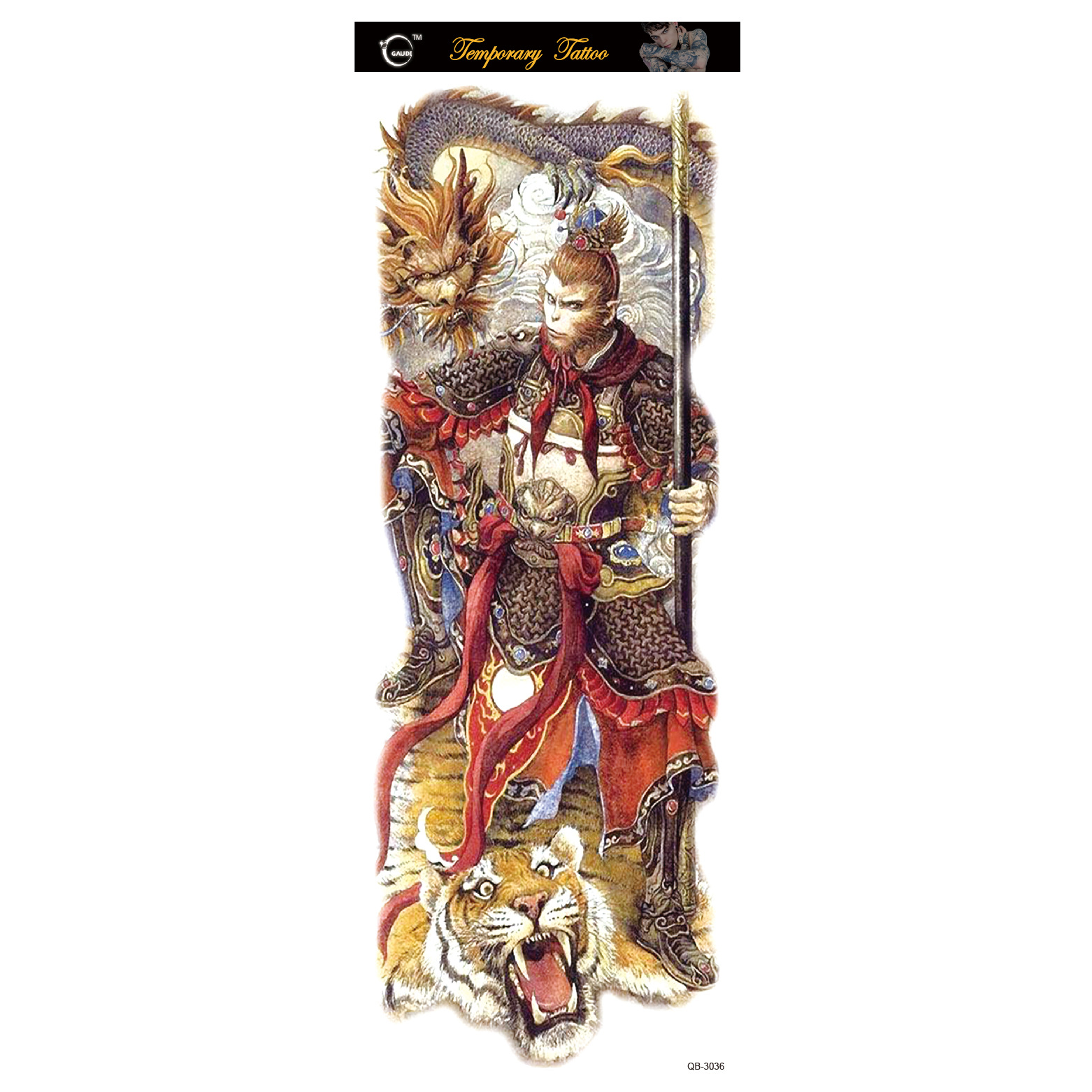 Picture of Large Flower Arm Tattoo Sticker Full Arm Waterproof Tattoo Temporary 400 Optional Full Arm Tattoo Sticker