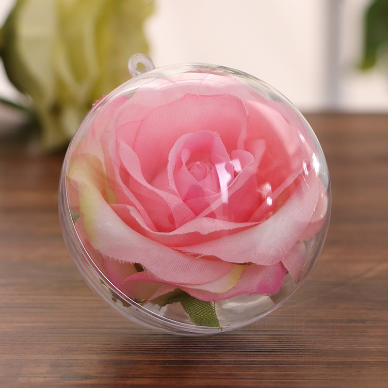 Picture of Christmas Decoration Acrylic Ball Ps Plastic Ball 2-25cm Hollow Transparent Ball Holiday Decoration Christmas Ball Wholesale