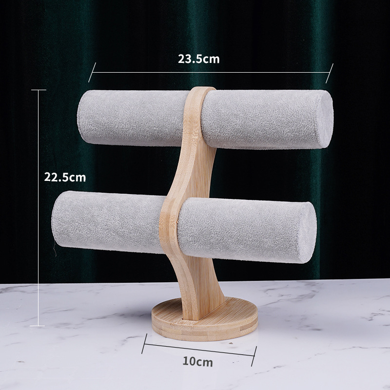 Picture of 2024 New Bamboo Bracelet Display Stand Jewelry Watch Bracelet Storage Stand Jewelry Bracelet Jewelry Hair Ring Storage