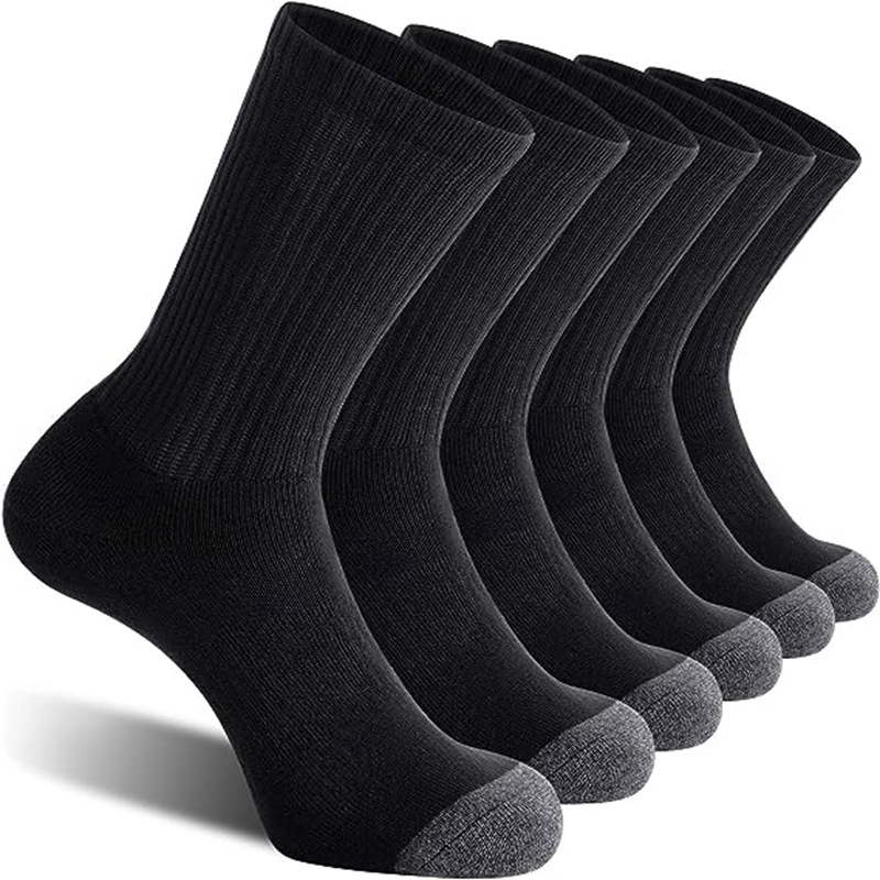 Picture of Zhuji Socks Large Size Elastic Mid-Tube Cotton Socks White Basketball Sports Socks Autumn and Winter Men's Long Socks Wholesale