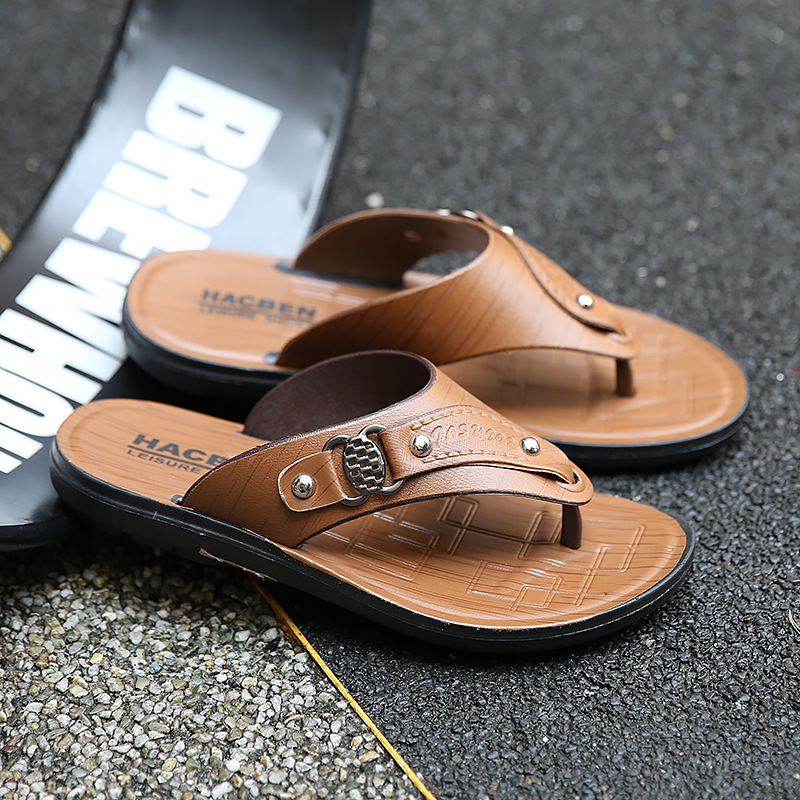 Men's Sandals Fashionable Summer Breathable Leisure Sports Slippers Non-slip Outer Wear Beach Wading Sandals Wholesale
