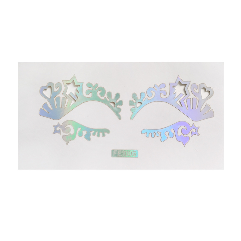 Picture of Spot Eyeliner Stickers for Lazy European and American Eye Makeup Stickers Laser Cut Out Template Makeup Painted Tattoo Stickers
